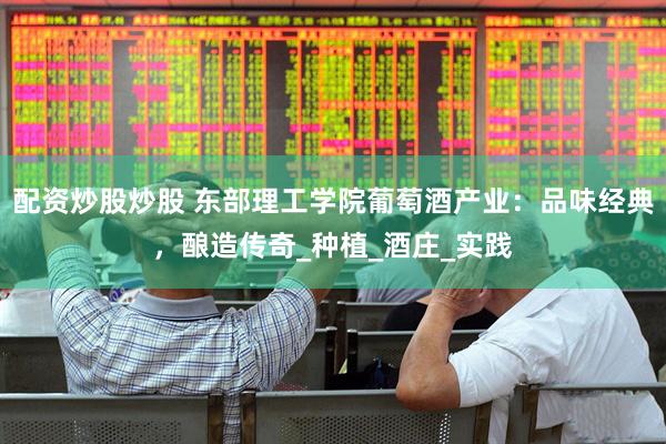 配资炒股炒股 东部理工学院葡萄酒产业:品味经典,酿造传奇_种植_酒庄_实践