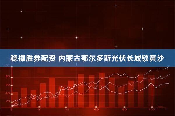 稳操胜券配资 内蒙古鄂尔多斯光伏长城锁黄沙